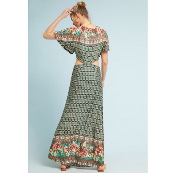 Anthropologie FARM RIO LILA MAXI DRESS - Picture 3 of 5